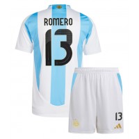 Argentiina Cristian Romero #13 Koti Peliasu Lasten Copa America 2024 Lyhythihainen (+ Lyhyet housut)